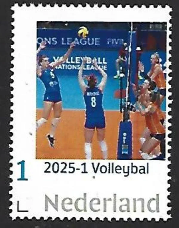 Nederland 2025-1 Volleybal - Volleyball postfris/mnh