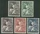 Netherlands 449-453 National Relief Stamps 1946 MNH