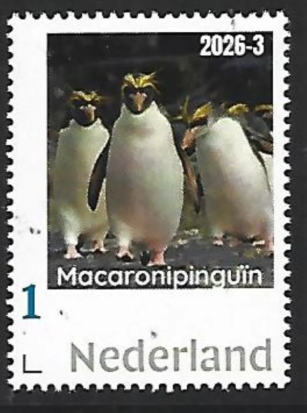 Netherlands 2026-3 Penguin: Macaroni Penguin MNH