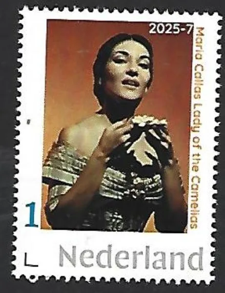 Nederland 2025-7 Maria Callas: Lady of the Camelias postfris/mnh