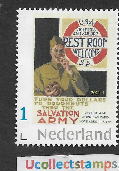 Netherlands 2021-4 Leger des Heils Salvation Army MNH