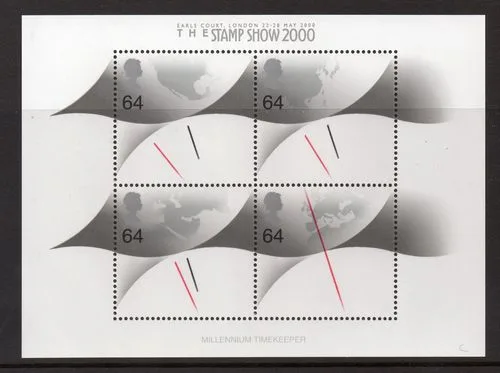 Gr.Britain 2000 Millennium Timekeepers bloc surcharge 'London 2000' neuf/mnh