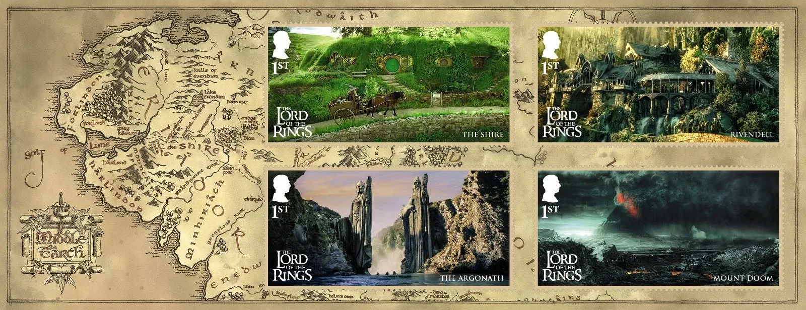 Großbritannien 2026 JRR Tolkien Der Herr der Ringe Kleinbogen postfrisch
