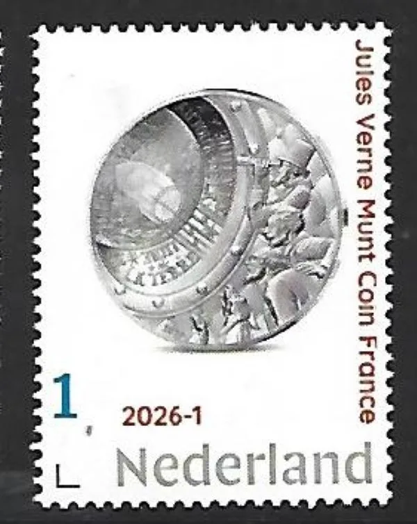 Nederland 2026-1 Jules Verne: Coin France €10 postfris/mnh