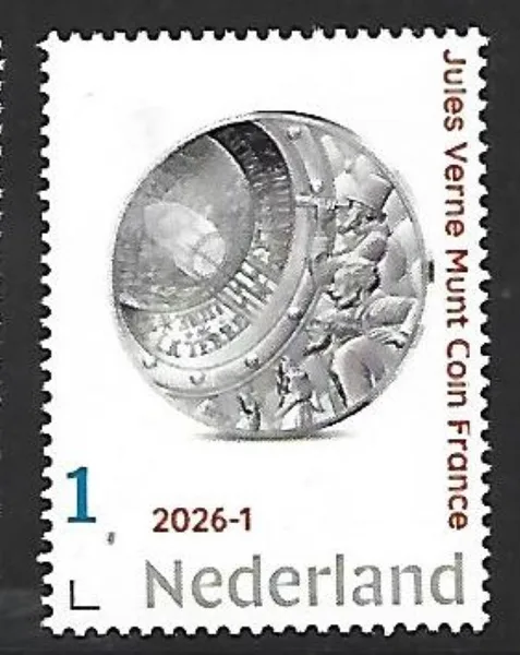 Nederland 2026-1 Jules Verne: Coin France €10 postfris/mnh
