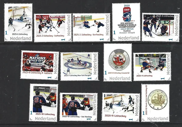 Nederland 2025- Yearset 1-12 + 10a postfris/mnh