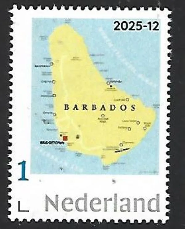 Netherlands 2025-12 Island: Barbados MNH