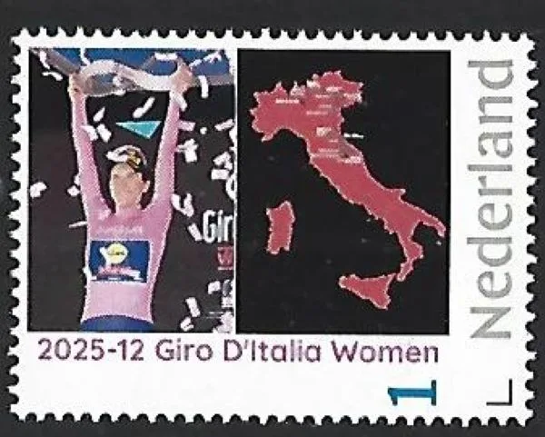 Nederland 2025-12 Wielrennen Cycling: Giro D. Italia women postfris/mnh