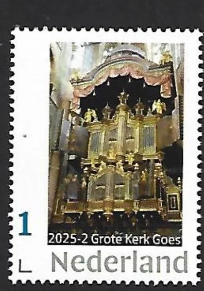 Nederland 2025-2 Orgel - Organ: Grote Kerk Goes postfris/mnh