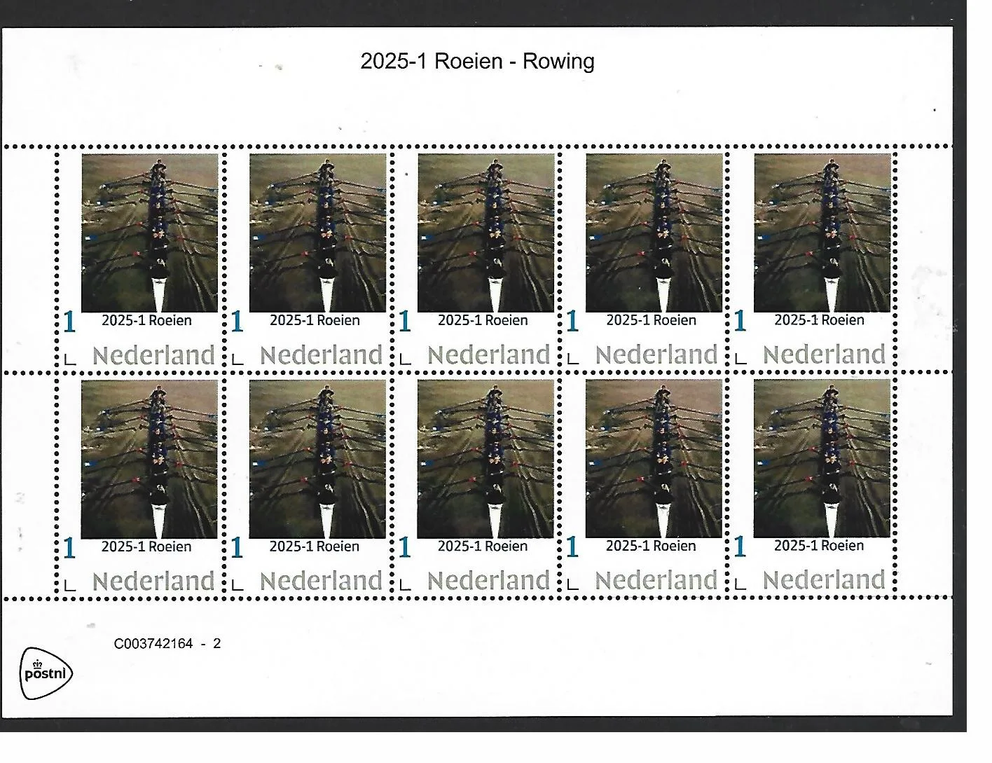 Netherlands 2025-1 Rowing sheetlet MNH