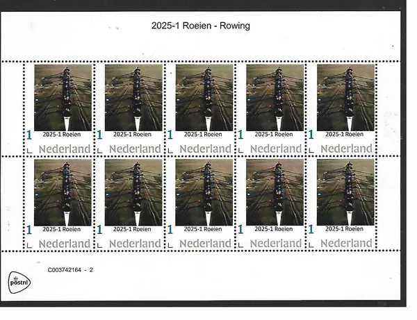 Netherlands 2025-1 Rowing sheetlet MNH