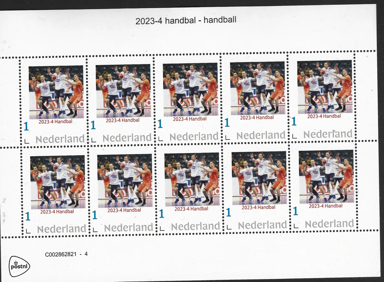 Niederlande 2023-4 Handball Markenheftchen postfrisch/mnh