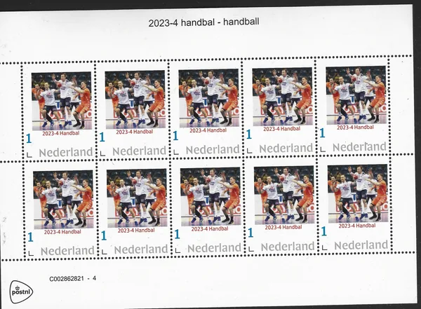 Netherlands 2023-4 Handball sheetlet MNH