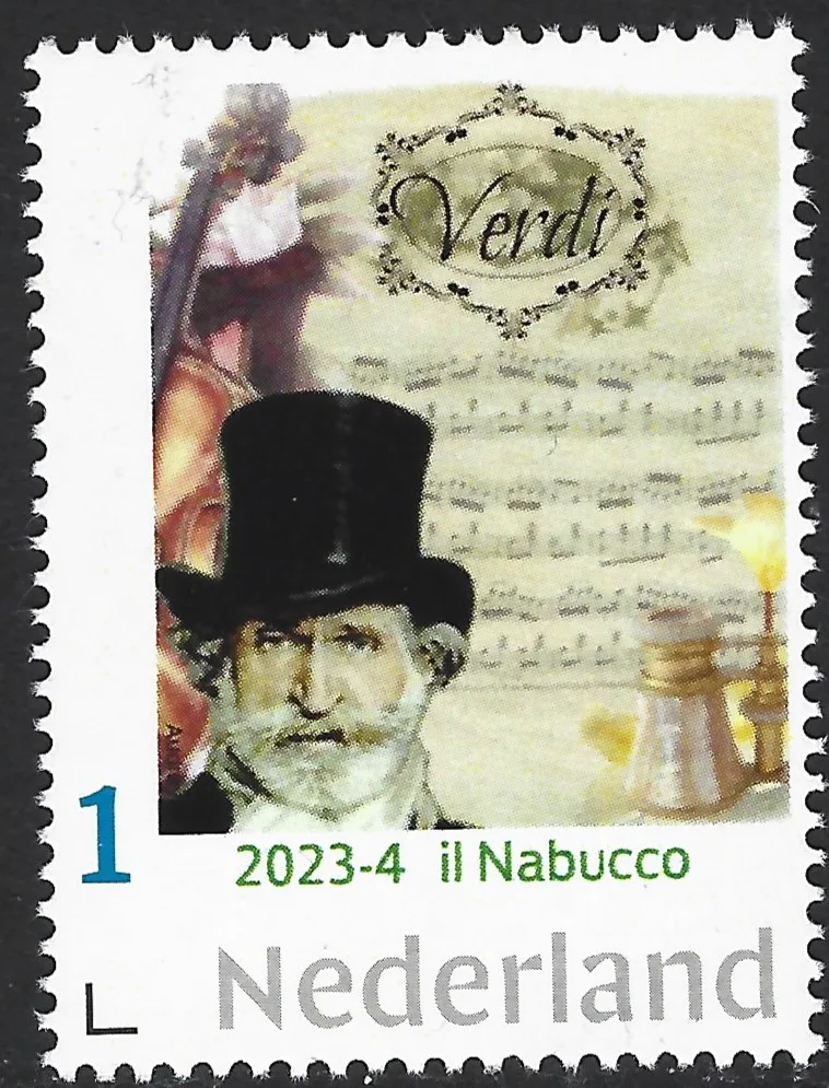 Pays-Bas 2023-4 Giuseppe Verdi Il Nabucco neuf/mnh