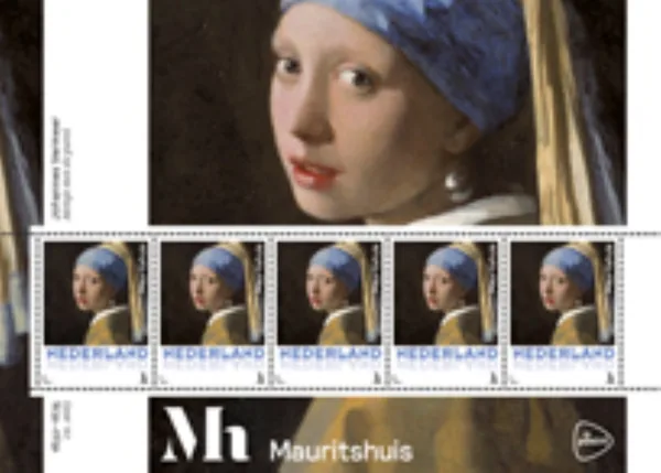 Nederland 2014 Vermeer Meisje met de parel vel- sheetlet