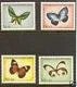 63-66 Social welfare, butterflies 1960 MNH