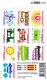 Nederland V2732-2741 Denk groen tarief 1 2010 postfris/mnh