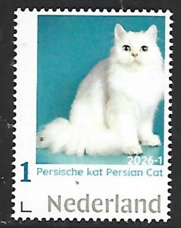 Nederland 2026-1 Kat Cat: Pers Persian cat postfris/mnh