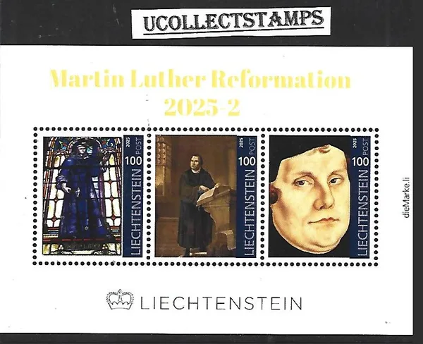 Liechtenstein 2025-2 Martin Luther m/s postfris/mnh
