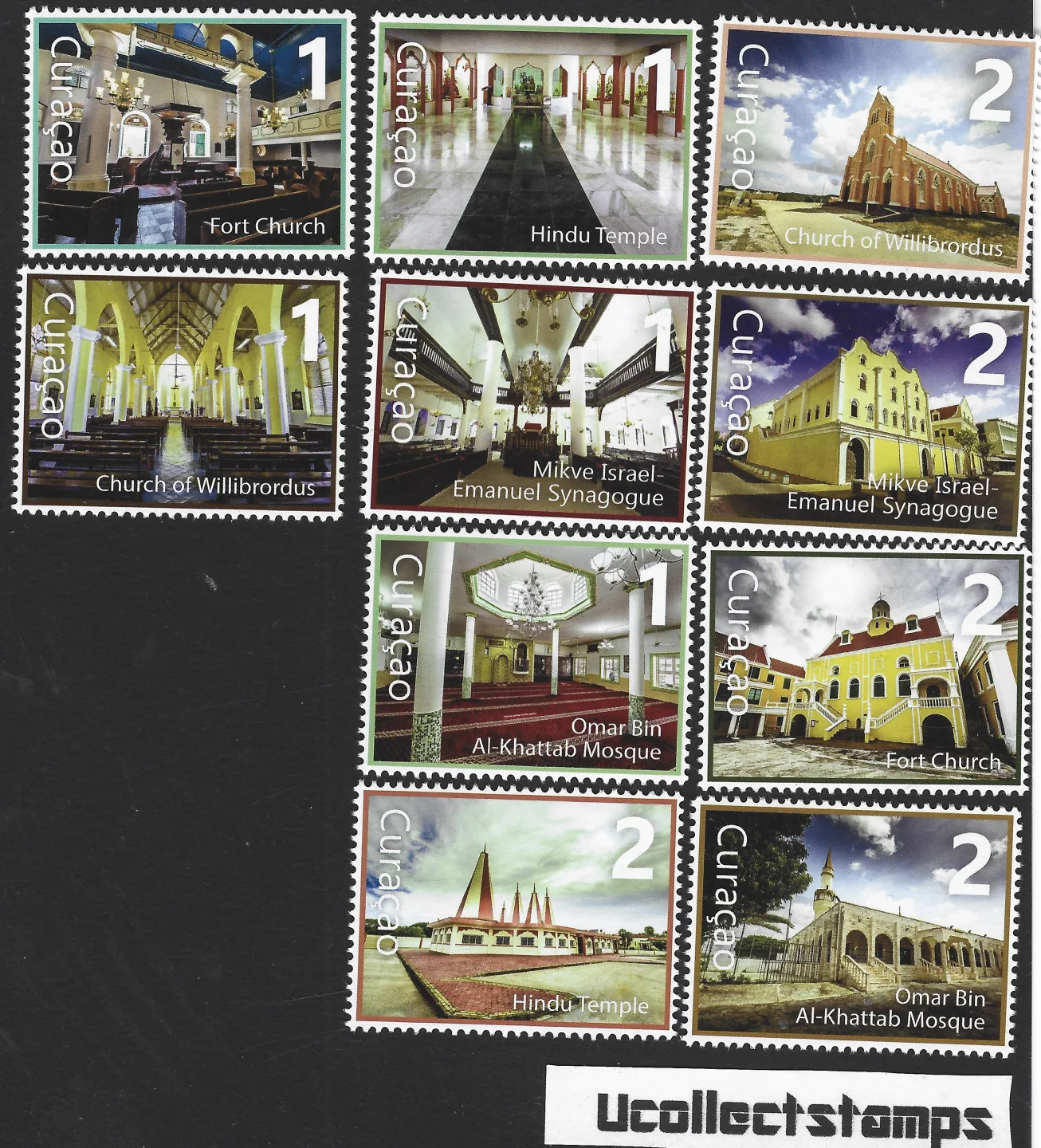 Curacao 2022 Religious buildings MNH