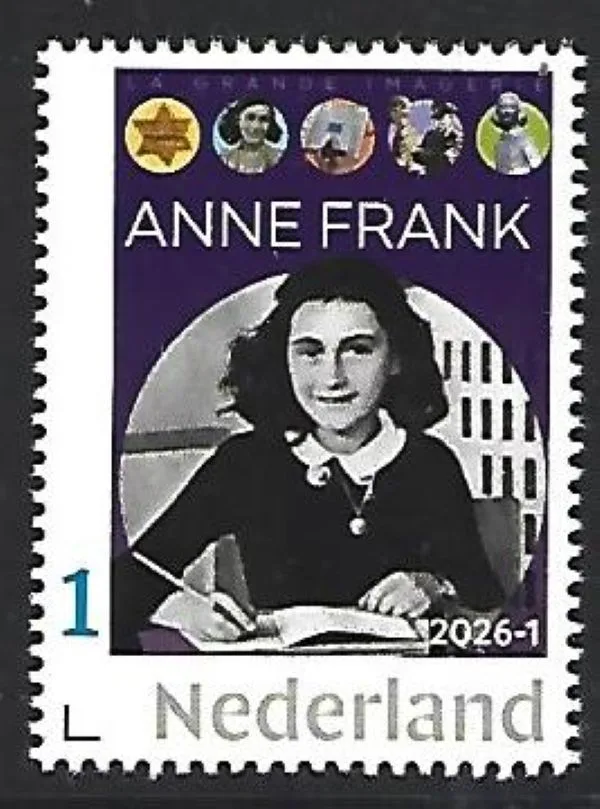 Nederland 2026-1 Anne Frank: 1929-1945 La Grande Imagerie France postfris/mnh