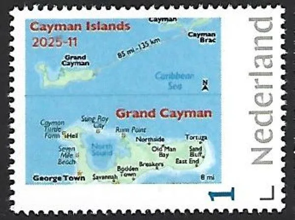 Netherlands 2025-11 Island: Cayman Islands Caribbean MNH