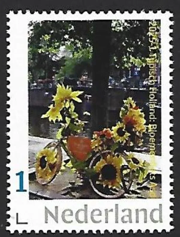 Nederland 2025-1 Typisch Holland: Bloemenfiets Flowerbike Amsterdam postfris/mnh