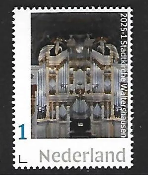Netherlands 2025-1 Organ Stadtkirche Waltershausen Germany unmounted MNH