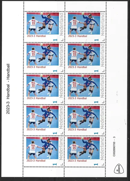 Netherlands 2023-3 Handball sheet-sheetlet MNH