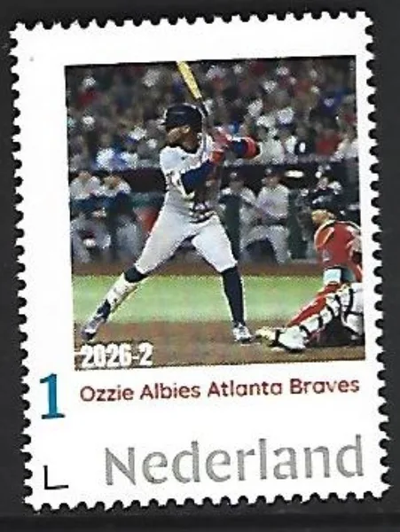 Netherlands 2026-2 Baseball: Ozzie Albies Atlanta Braves MNH