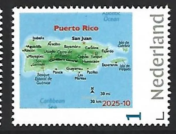 Netherlands 2025-10 Island: Puerto Rico MNH