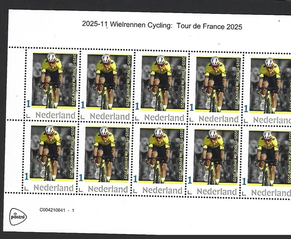 Nederland 2025-11 Wielrennen Cycling: Tour de France sheet postfris/mnh