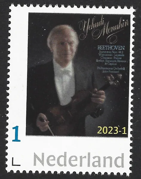 Netherlands 2023-1 Yehudi Menuhin Violin unmounted/MNH