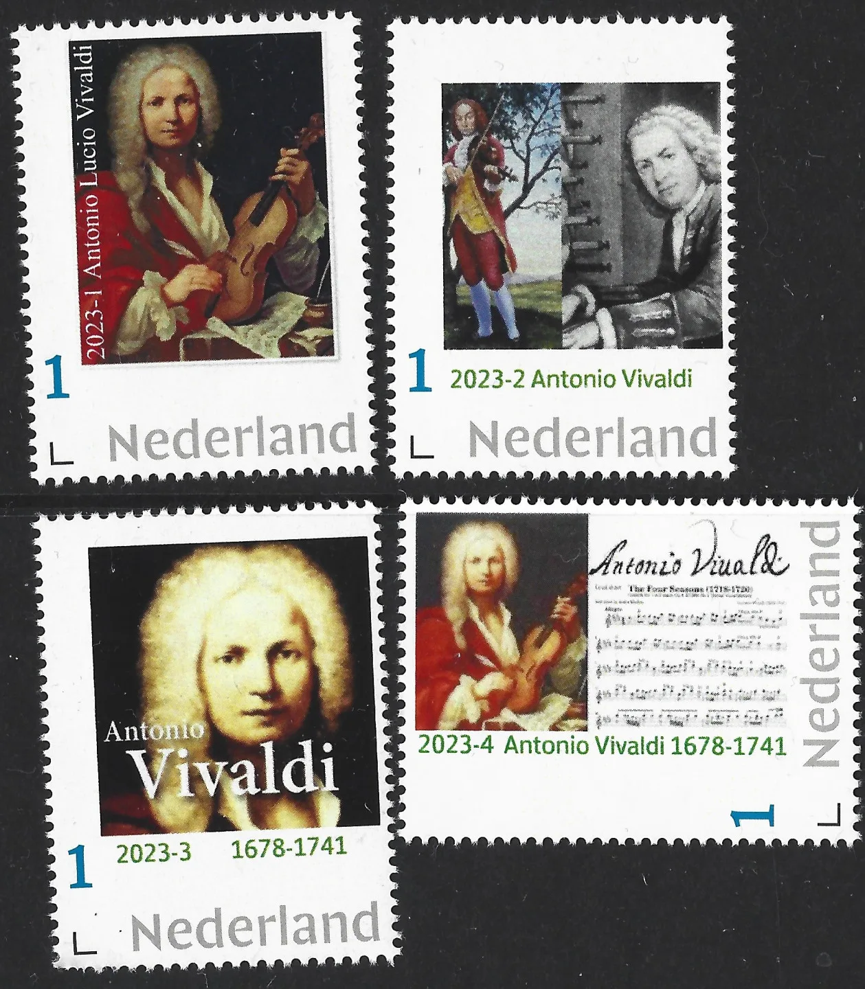 Pays-Bas 2023 Antonio Vivaldi Ensemble annuel neuf/mnh