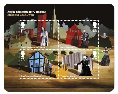 2011 Royal Shakespeare company blok postfris
