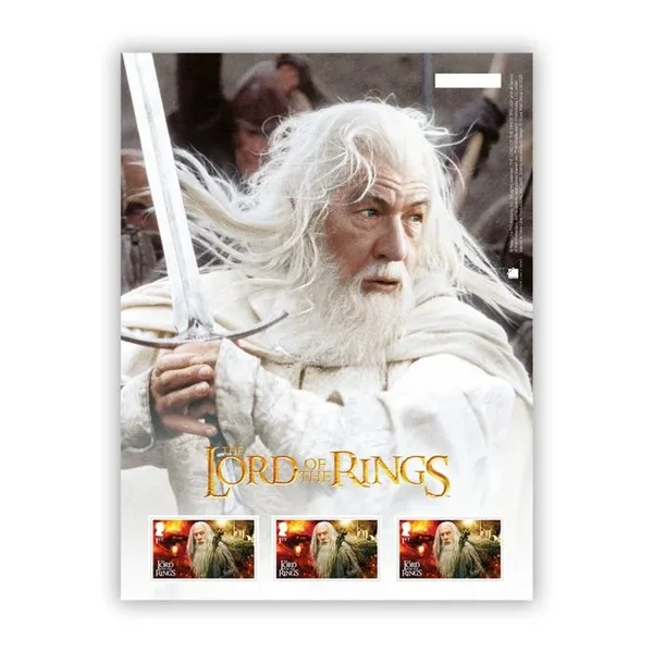 Great Britain 2026 JRR Tolkien Lord of the rings FANSHEET 2 GANDALF MNH