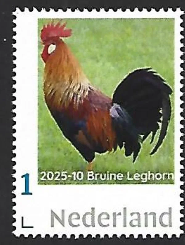 Netherlands 2025-10 Chicken: Brown Leghorn MNH