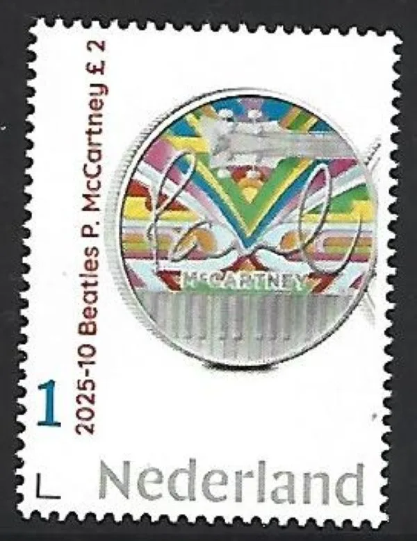 Nederland 2025-10 The Beatles: Paul McCartney coin munt Gr.Britain gbp2 postfris/mnh