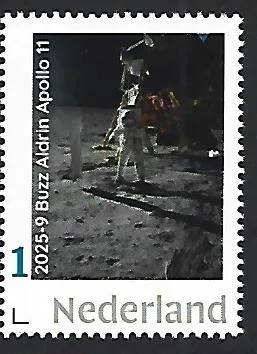 Nederland 2025-9 Ruimtevaart Space: Buzz Aldrin Apollo II postfris/mnh
