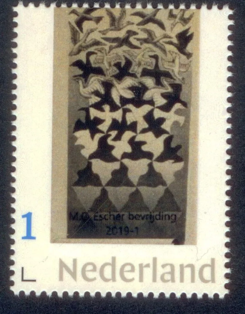 Pays-Bas 2019-1 MC Escher Libération neuf/mnh