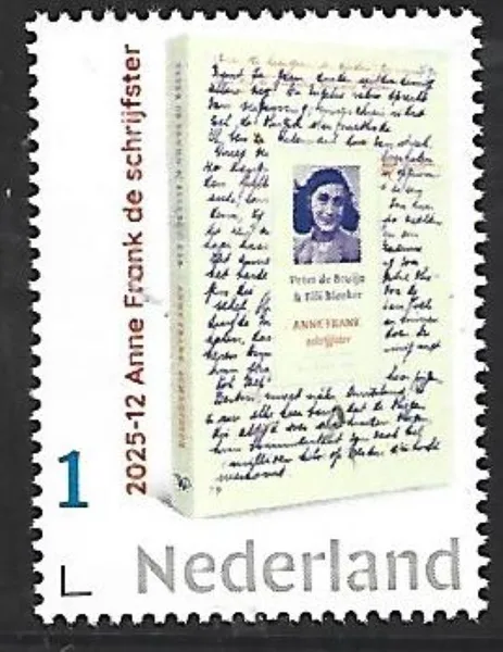 Netherlands 2025-12 Anne Frank: The Writer MNH