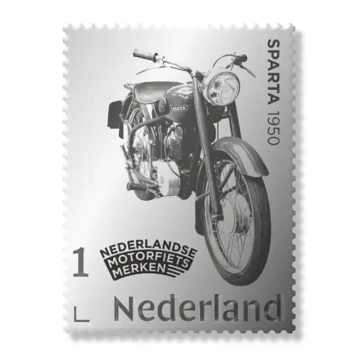 Netherlands 2025-3 Motorcycle: SILVER STAMP in PACK MNH