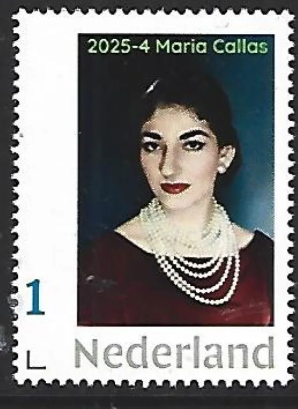 Nederland 2025-4 Maria Callas postfris/mnh