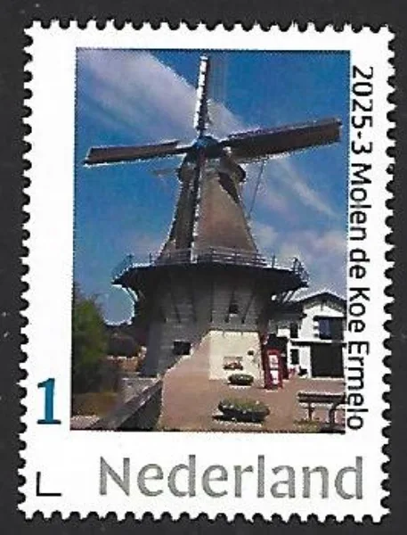 Netherlands 2025-3 Molen Windmill: The Cow Ermelo MNH