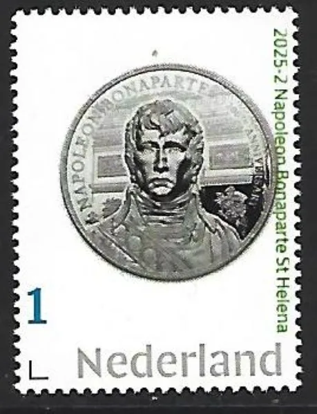 Netherlands 2025-2 Napoleon Bonaparte Coin St Helena MNH