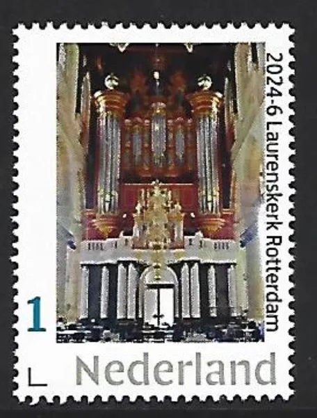 Nederland 2024-6 Orgel Organ: Laurenskerk Rotterdam postfris/mnh