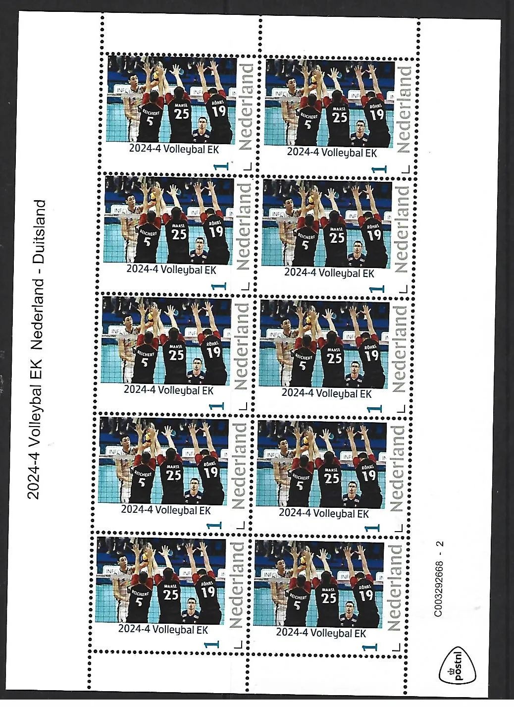 Niederlande 2024-4 Volleyball Kleinbogen postfrisch/mnh