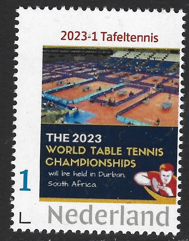 Pays-Bas 2023-1 tennis de table Championnats du monde Durban neuf/nhm