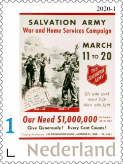 Leger des Heils Salvation Army War Poster 2020-1 postfrisch/mnh