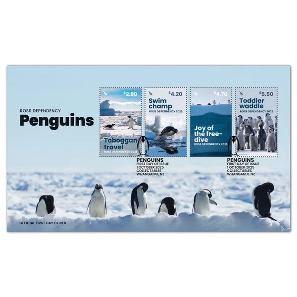 Ross Dependency 2025 Penguins FDC